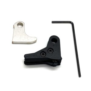 Alternative view of ⚡ New: Race Glock FRT Polymer V3 Trigger Shoe Kit with Safety and Curved Steel Trip for All Glocks – Black