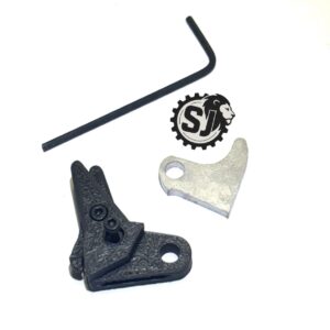 ⚡ New: Race Glock FRT Polymer V3 Trigger Shoe Kit with Safety and Curved Steel Trip for All Glocks – Black